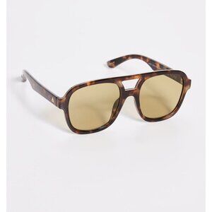 AIRE Whirlpool in Dark Tort & Khaki Tint One Size Nw Unisex Sunnies